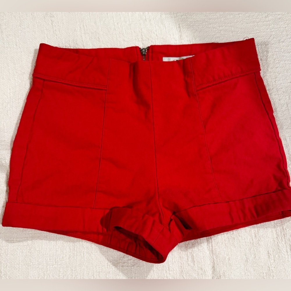 Papaya Red Women's Shorts